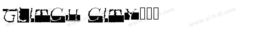 Glitch City字体转换